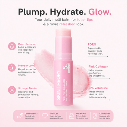 SkinTheory™  Pink Collagen Volume Multi Balm | All In One Volufiline